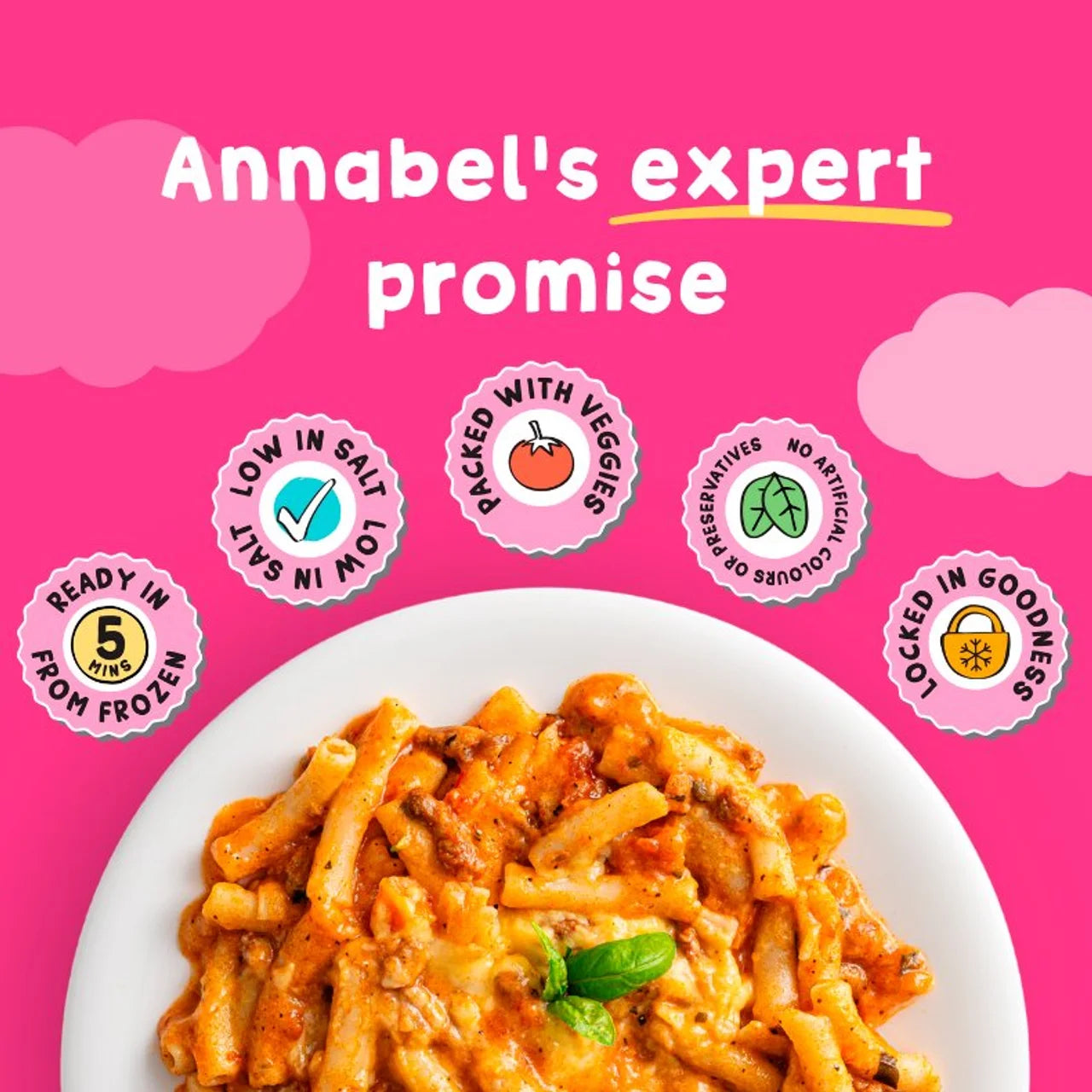 Annabel Karmel Frozen Mighty Bolognese Mac & Cheese 200g