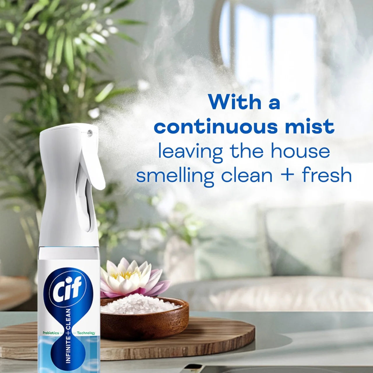 Cif Infinite Clean Sensitive Lotus & Mineral Salt All In One Reload Refill 280ml