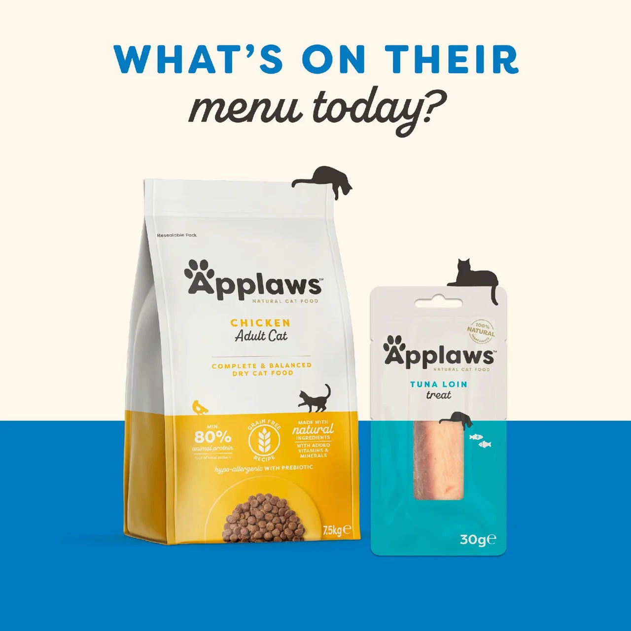Applaws Natural Wet Cat Food Tuna Fillet Multipack Tins in Broth 24 x 70g