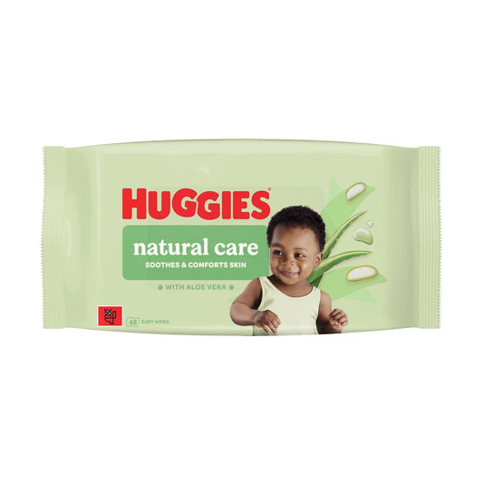 Huggies Natural Care Baby Wipes single Pack 48 per pack