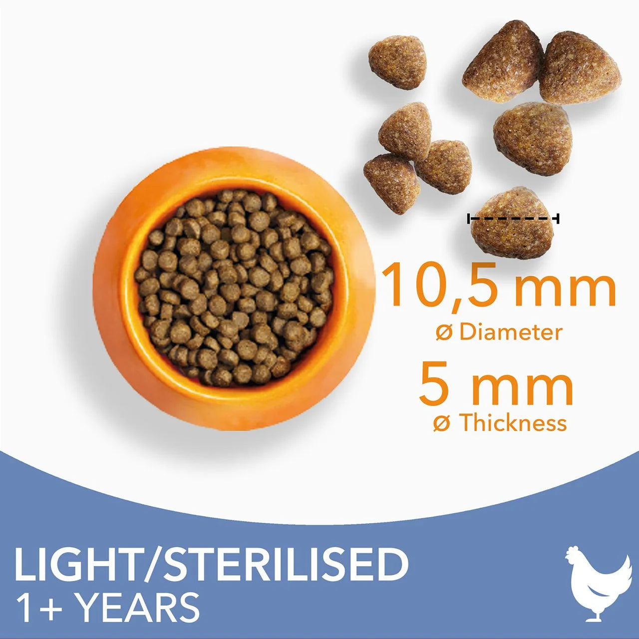 IAMS 1+ Years Light in Fat Dry Cat Food Chicken 3kg