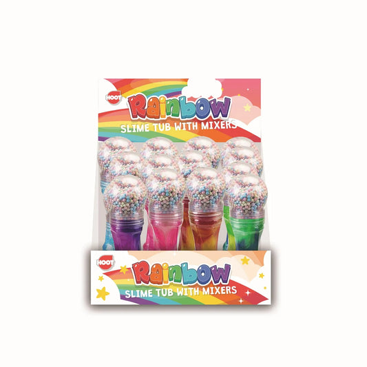 Hoot Rainbow Slime Tub With Mixers