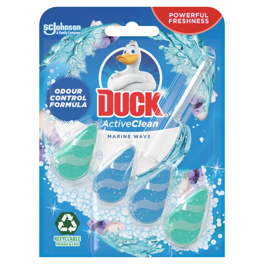 Duck Active Clean Toilet Rim Block Marine 37g