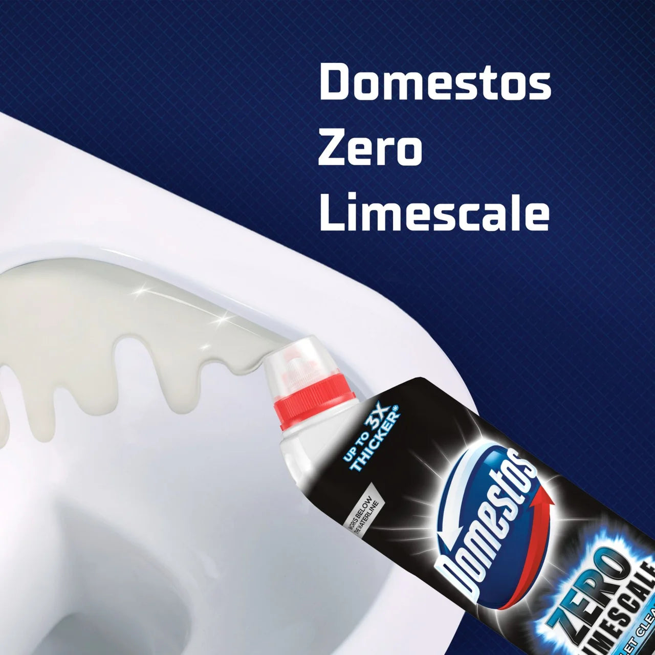Domestos Zero Limescale Toilet Cleaner Ocean 750ml