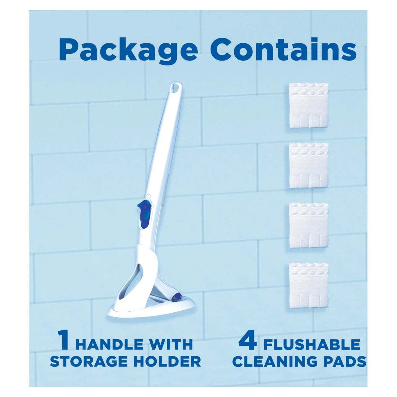 Duck Toilet Fresh Brush Starter Kit 1 Handle 4 Refills 5 per pack