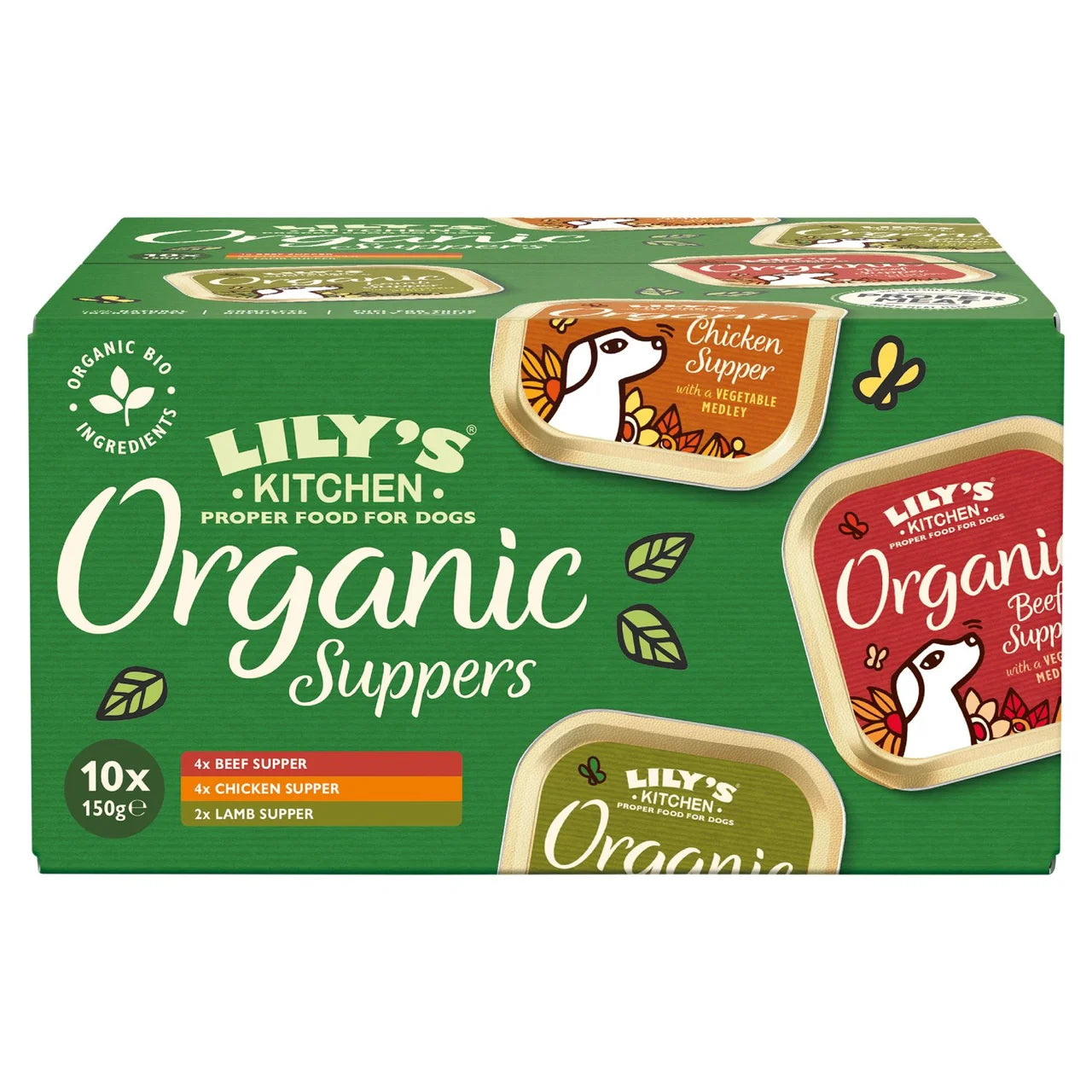 Lily's Kitchen Dog Organic Dinners Multipack 10x150g