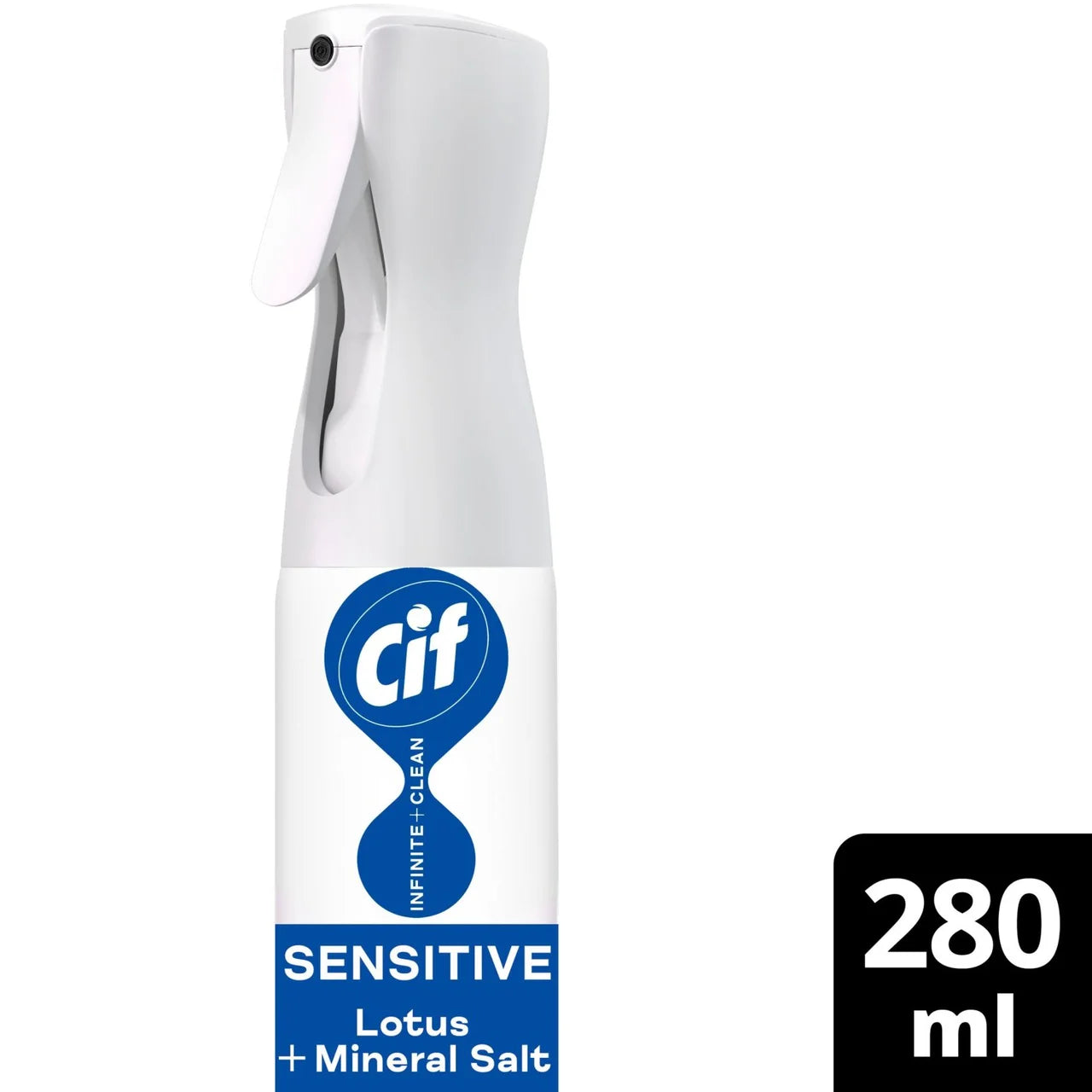 Cif Infinite Clean Sensitive Lotus & Mineral Salt All In One Cleaning Spray 280ml