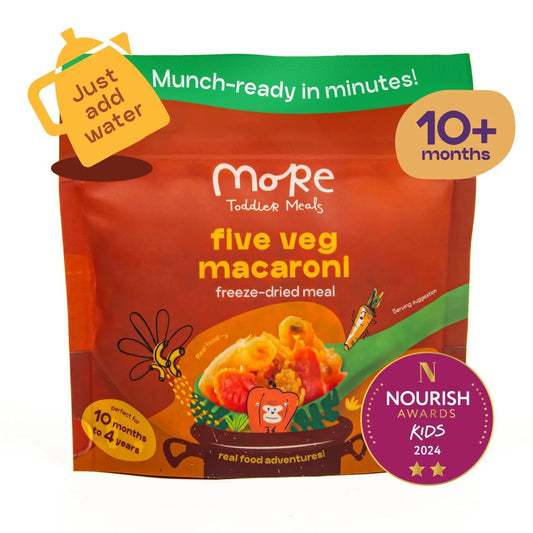 More Toddler Meals, Five Veg Macaroni 150g