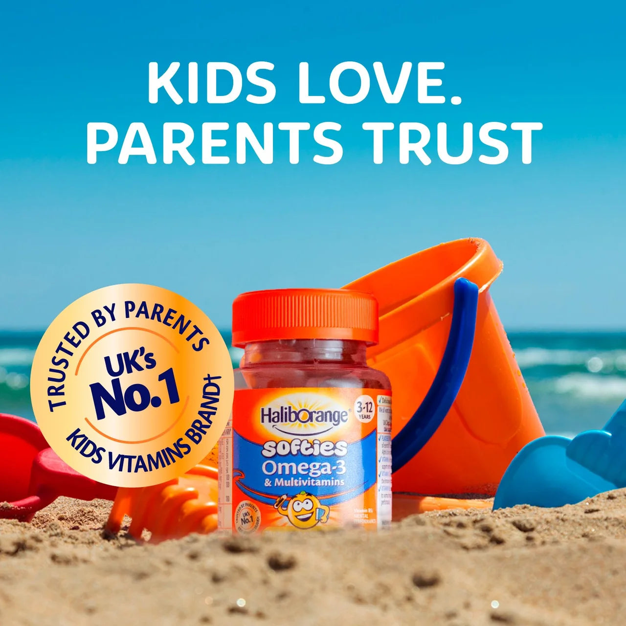 Haliborange Multivitamin & Omega-3 Softies 3-12 yrs 30 per pack