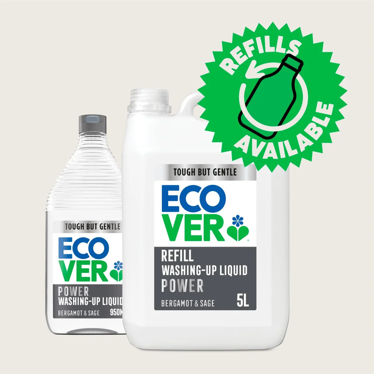 Ecover Power Washing Up Liquid 950ml