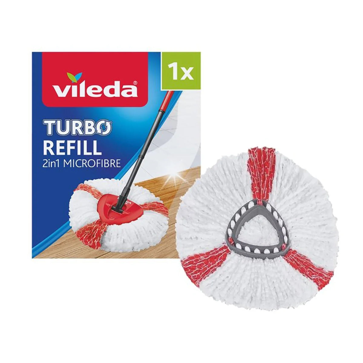 Vileda Turbo 2in1 Microfibre Mop Refill