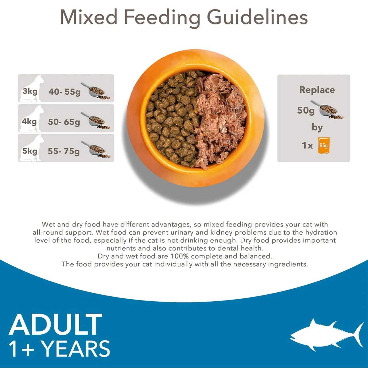 IAMS Advanced Nutrition Adult Dry Cat Food Tuna 800g