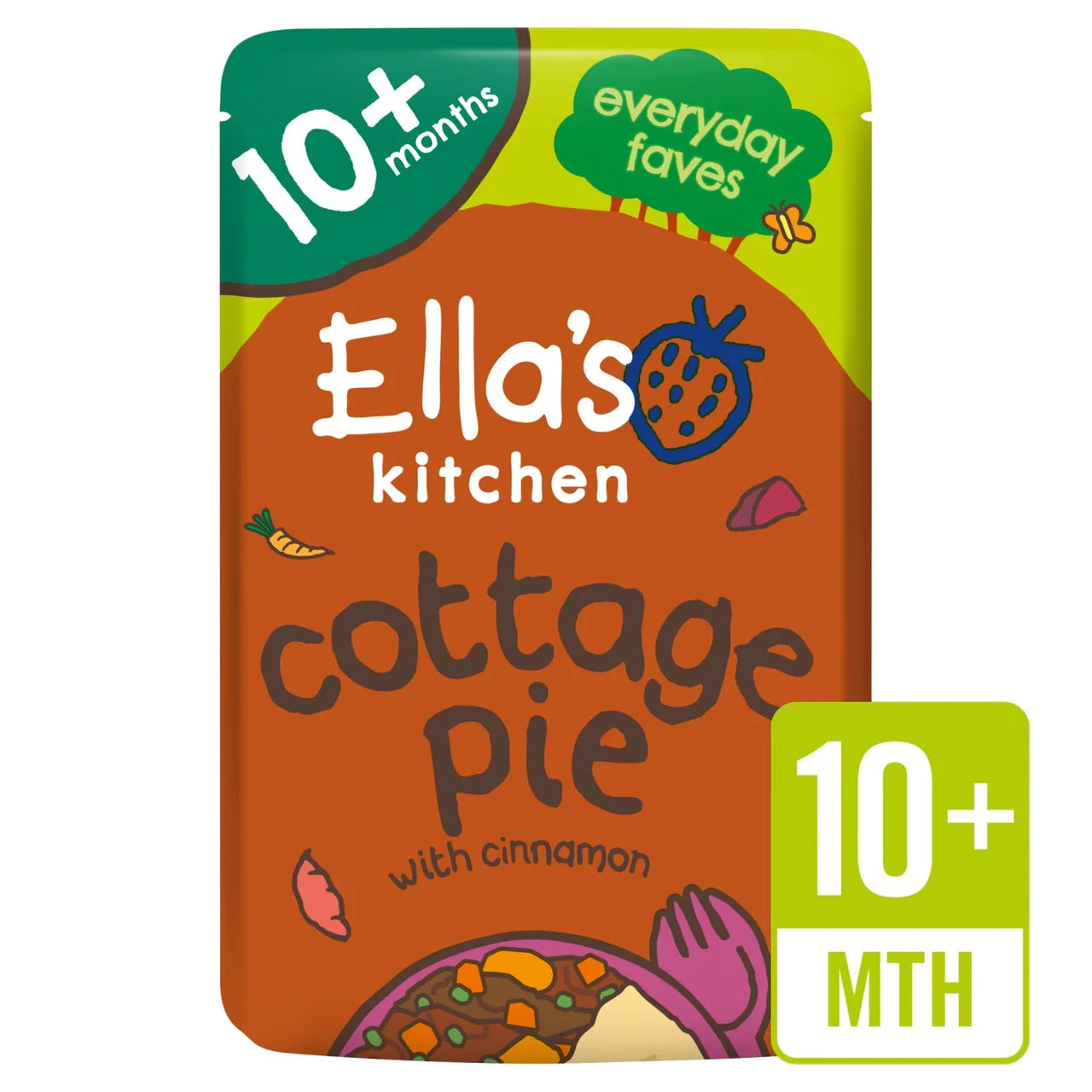 Ella's Kitchen Cottage Pie Baby Food Pouch 10+ Months 190g