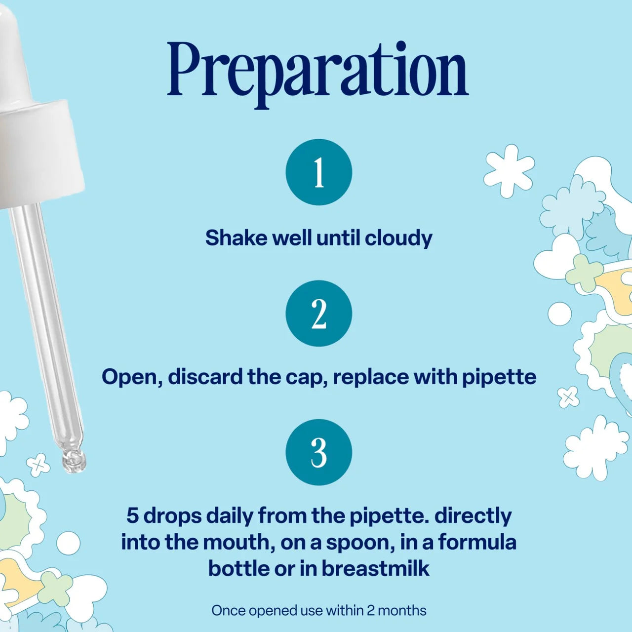 Kendamil Comfort Baby Drops Friendly bacteria gut health drops