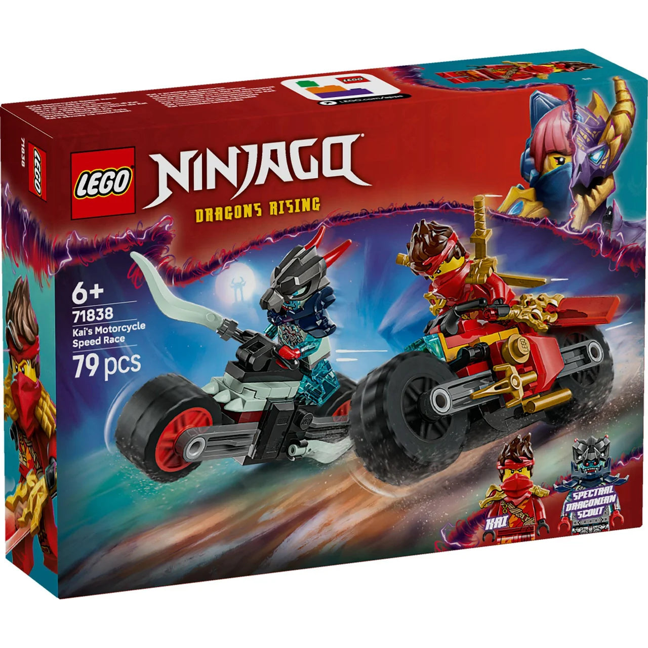 LEGO Ninjago Kai's Motorcycle Speed Race 71838 6+