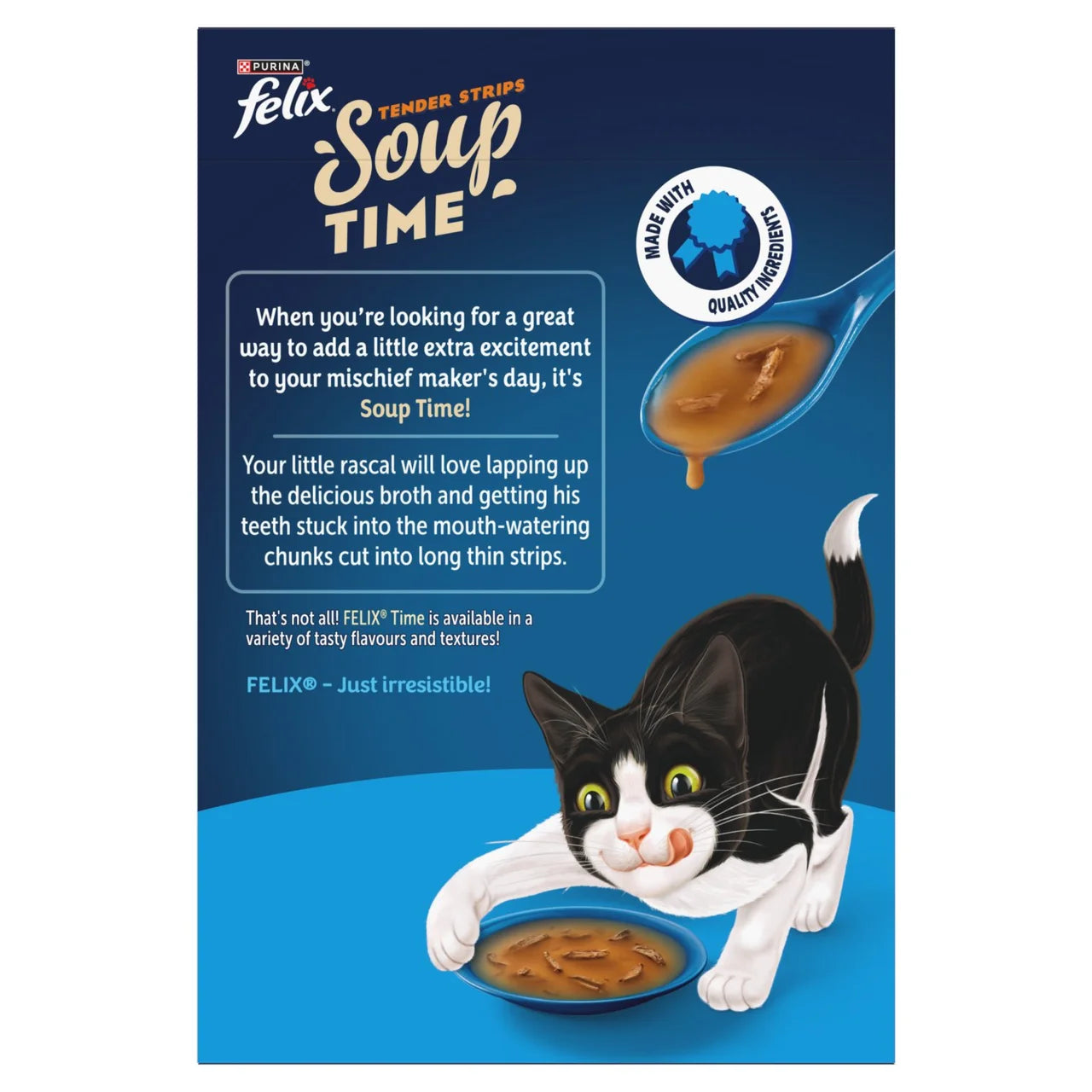 Felix Soup Tender Strips Fish Selection Wet Cat Food 6 x 48g