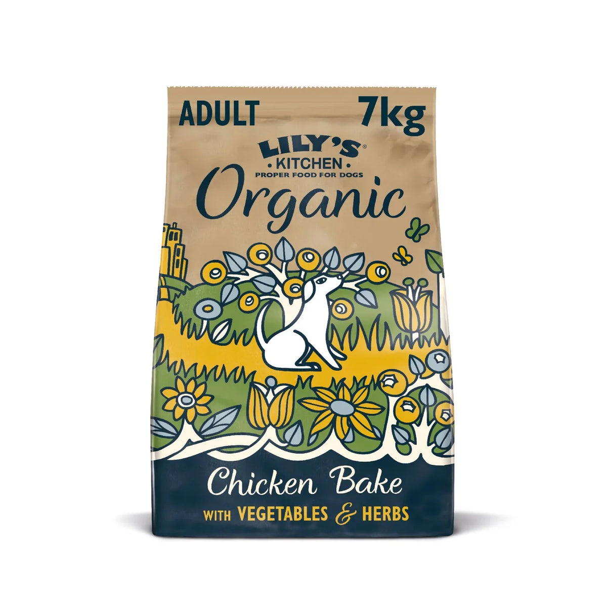 Lily's Kitchen Dog Organic Chicken Bake Adult Dry Food 7kg