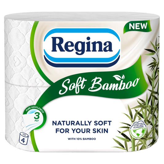 Regina Soft Bamboo Toilet roll 4 per pack