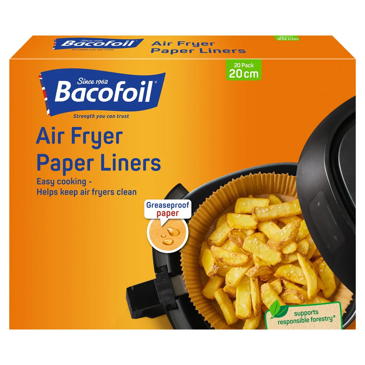 Bacofoil Air Fryer Liners 20 per pack