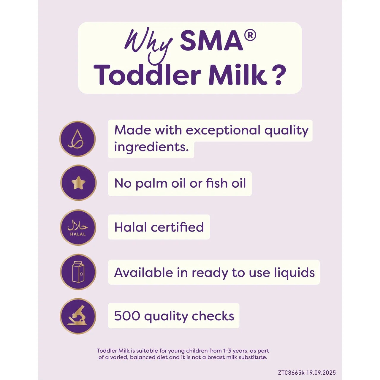SMA 3 Toddler Baby Milk Ready to Drink Liquid Formula 1-3 Years 200ml