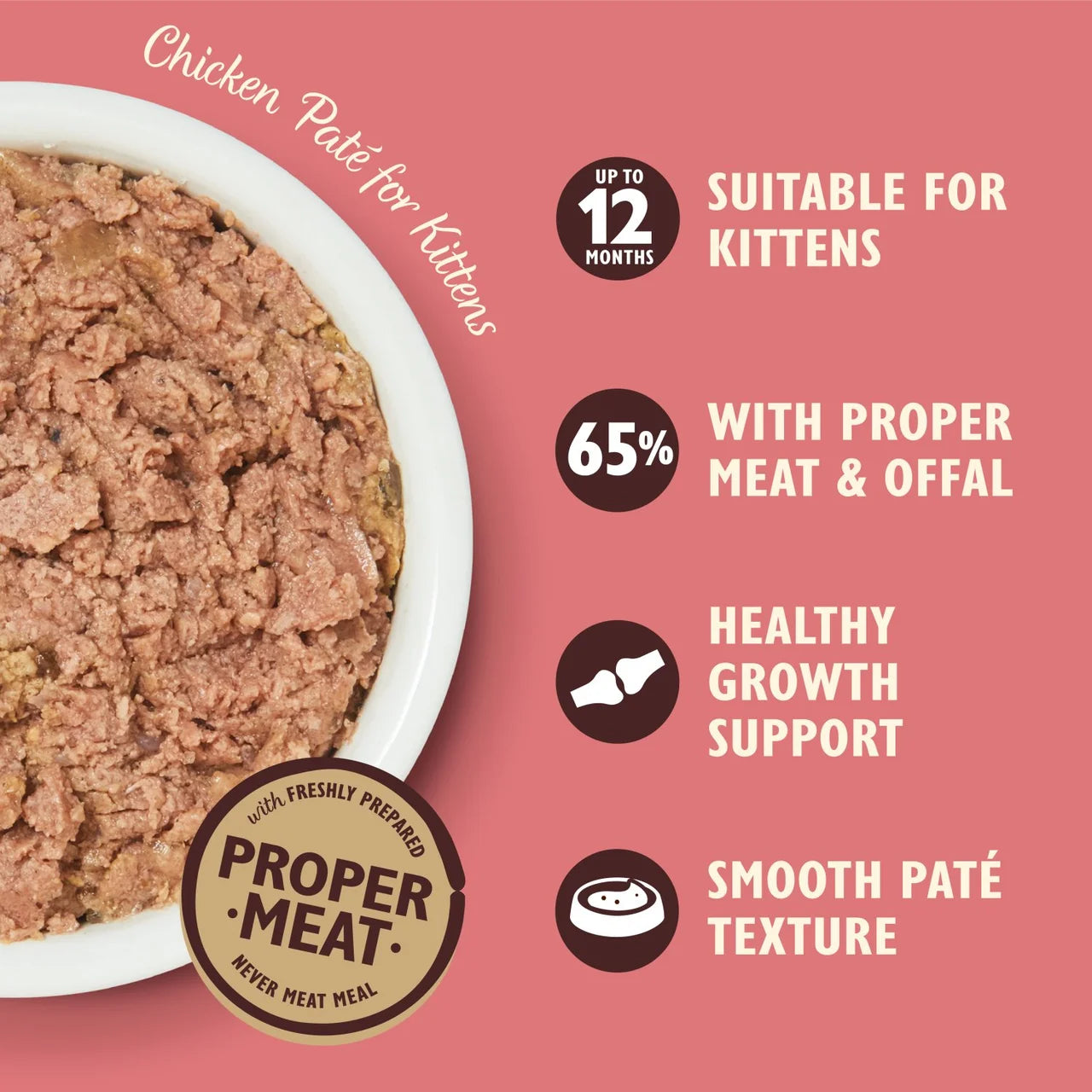 Lily's Kitchen Chicken Pate for Kittens 85g