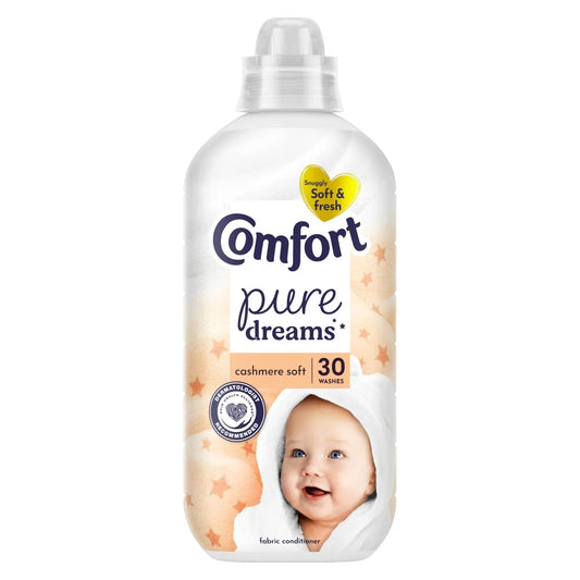 Comfort Pure Dreams Cashmere Soft Sensitive Fabric Conditioner 900ml