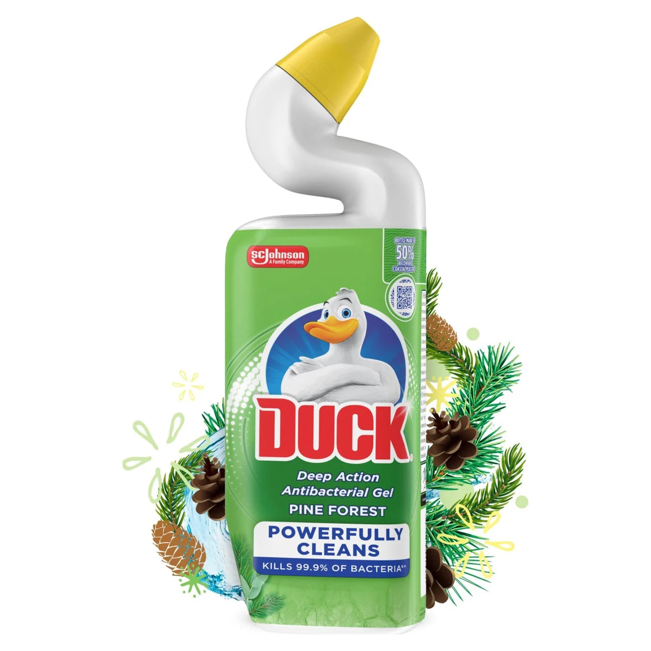 Duck Deep Action Gel Toilet Liquid Cleaner Pine 750ml