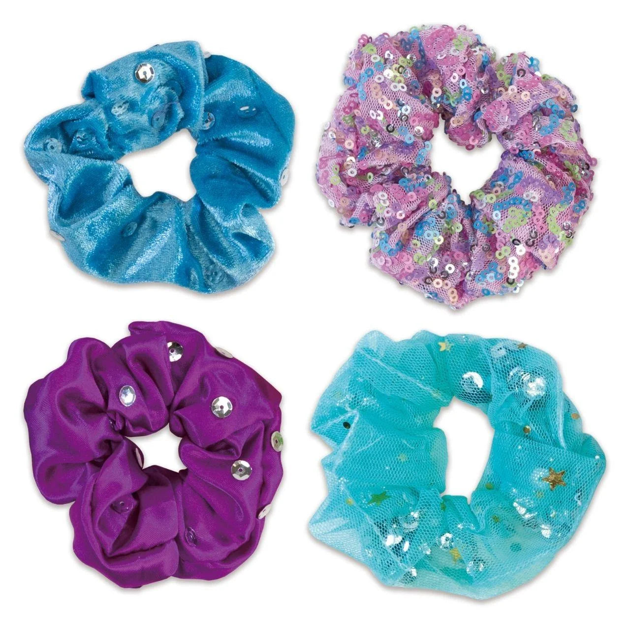 Galt Sparkly Scrunchies