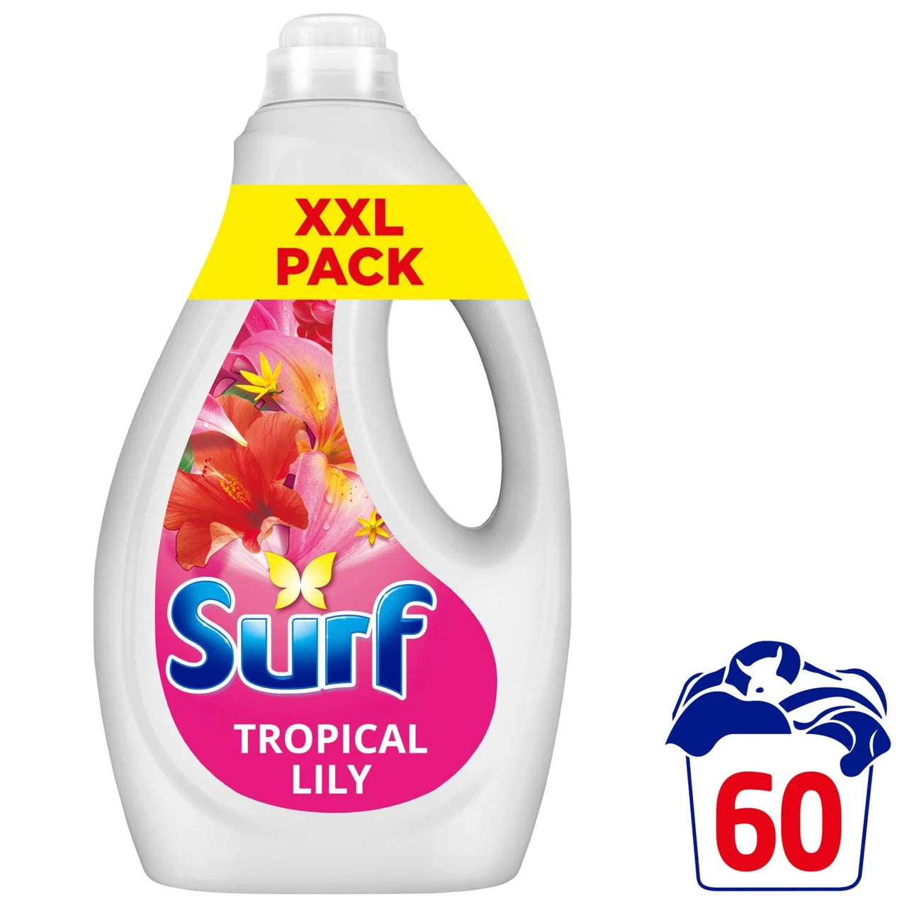 Surf Tropical Lily Liquid Laundry Washing Detergent 60 Washes 1600ml