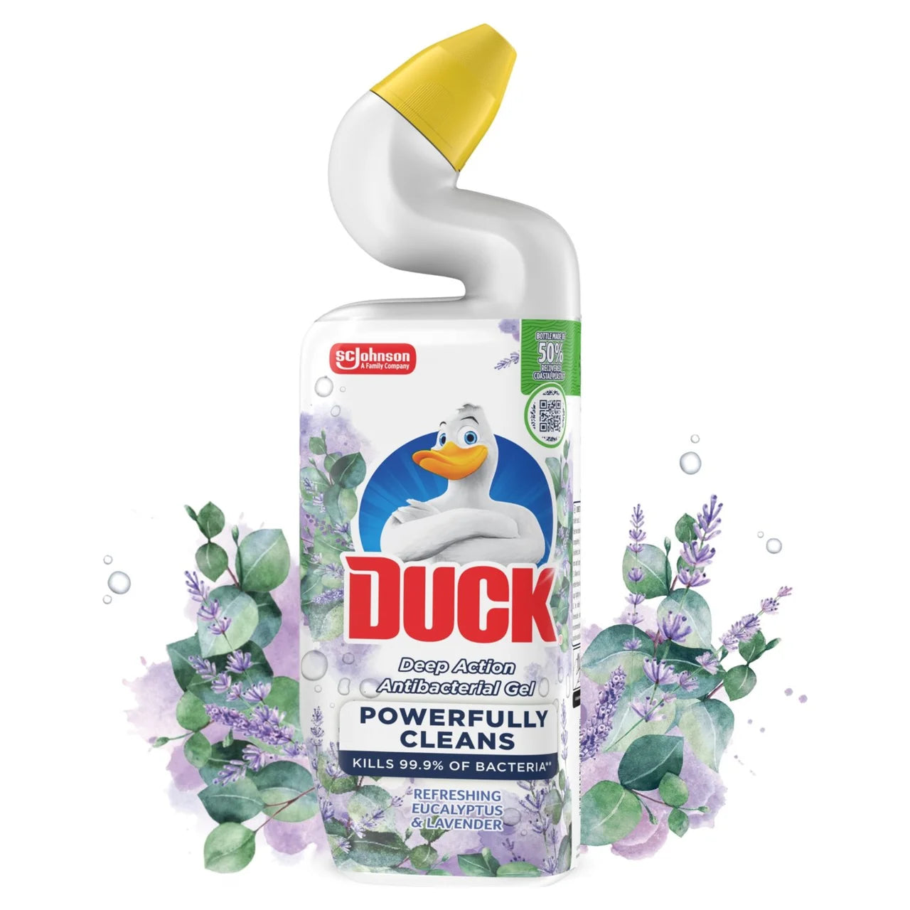 Duck Deep Action Gel Toilet Liquid Lavender & Eucalyptus 750ml