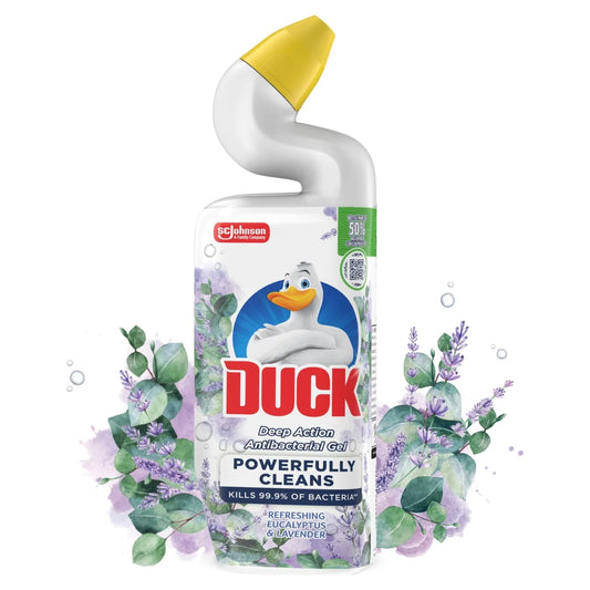 Duck Deep Action Gel Toilet Liquid Lavender & Eucalyptus 750ml