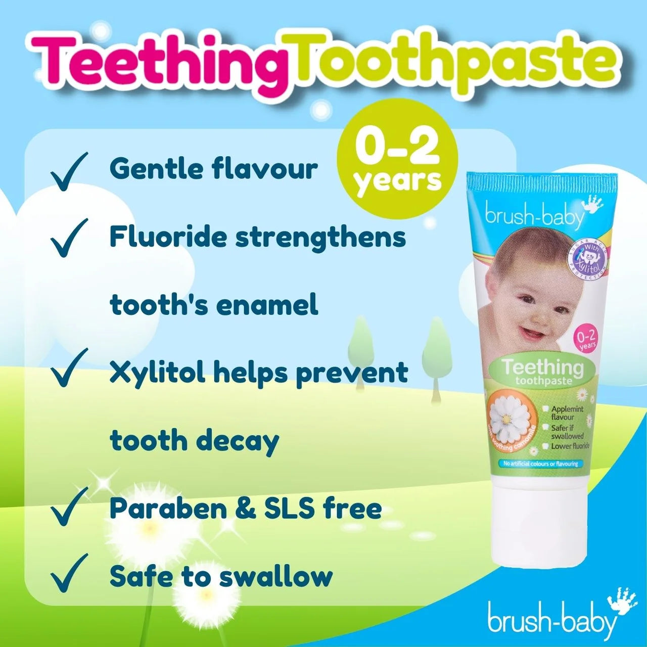 Brush-Baby Teething Toothpaste 50ml