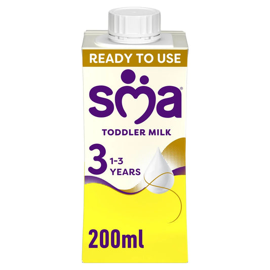 SMA 3 Toddler Baby Milk Ready to Drink Liquid Formula 1-3 Years 200ml
