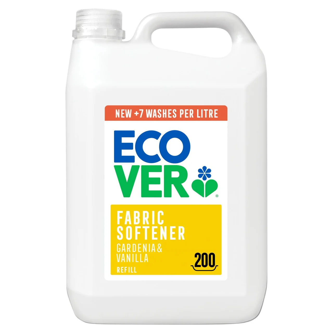 Ecover Concentrated Fabric Softener Gardenia & Vanilla 200 Washes 5L