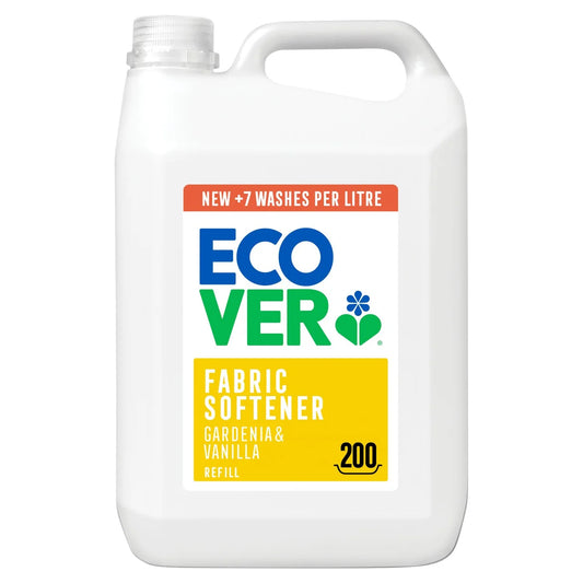 Ecover Concentrated Fabric Softener Gardenia & Vanilla 200 Washes 5L