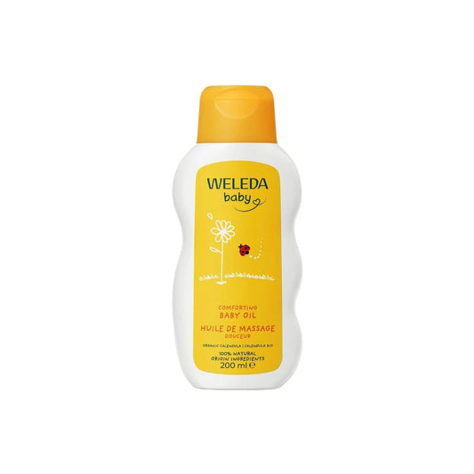 Weleda Baby Oil with Calendula, Gentle Protection, 100% Certified Natural 200ml