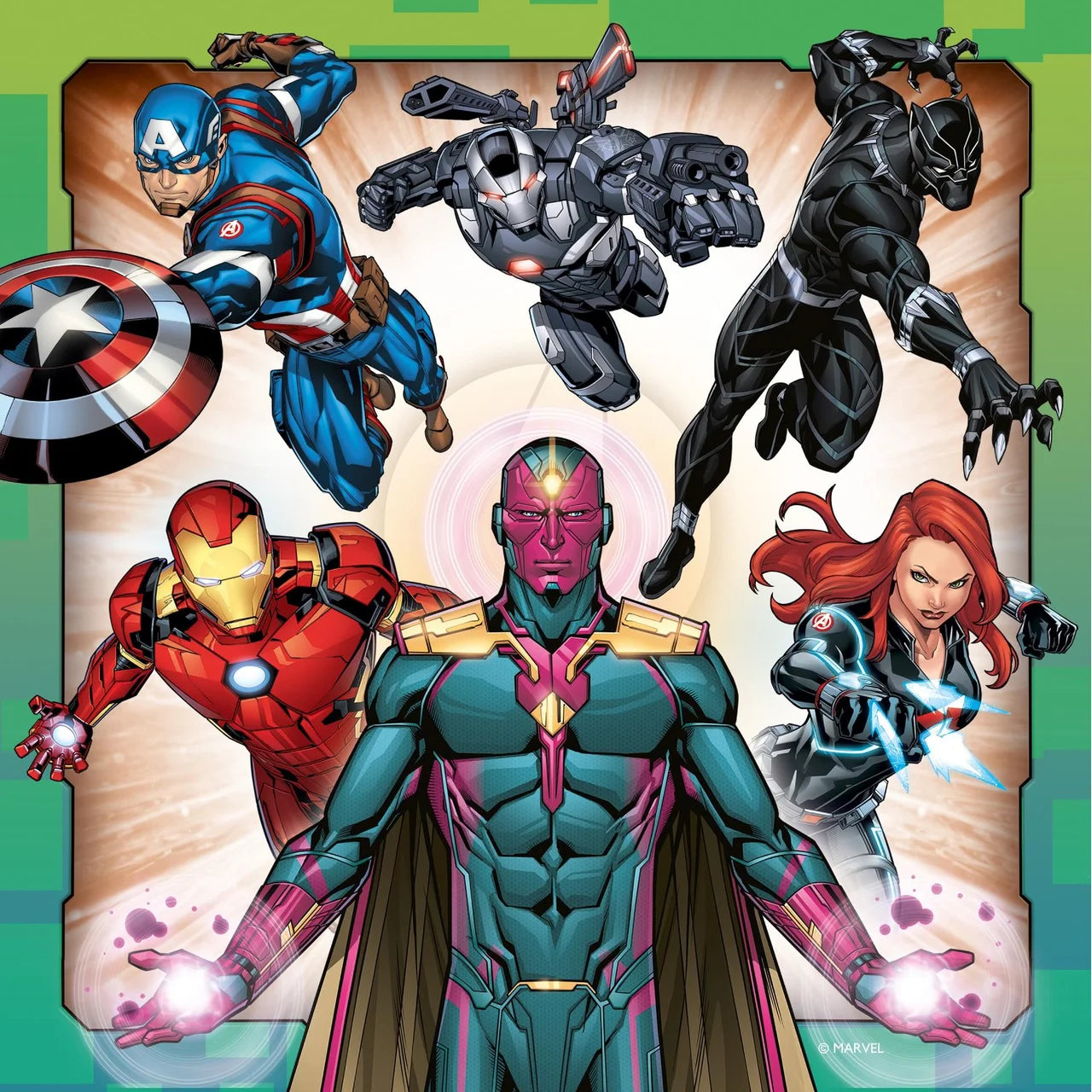 Ravensburger Marvel Avengers Assemble, 3x 49 piece Jigsaw Puzzles