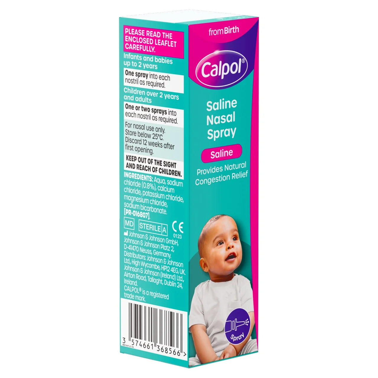 Calpol Saline Nasal Spray Suitable from Birth 15ml