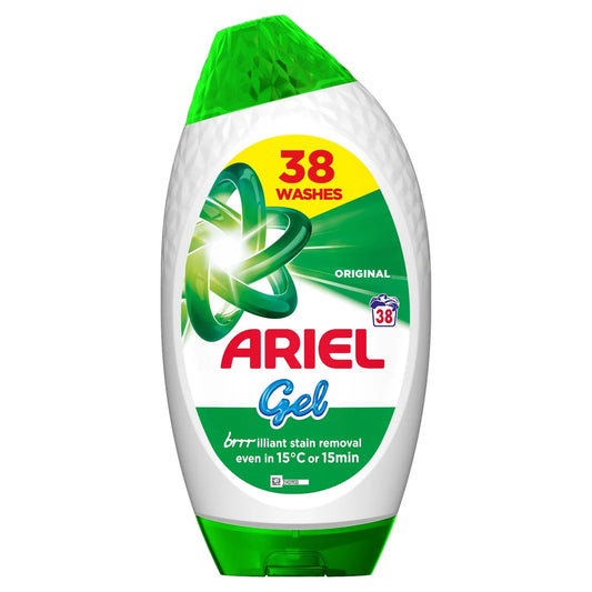 Ariel Original Washing Liquid Gel Bio 38 Washes 1.254L