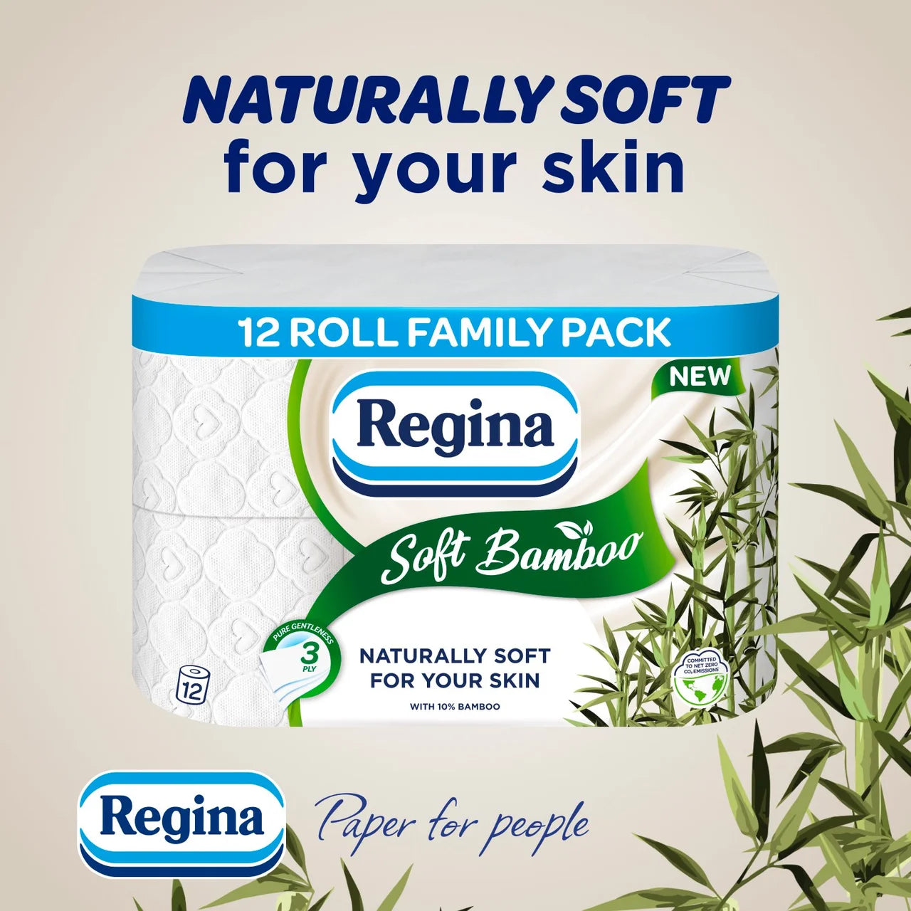 Regina Soft Bamboo Toilet Roll 12 Roll