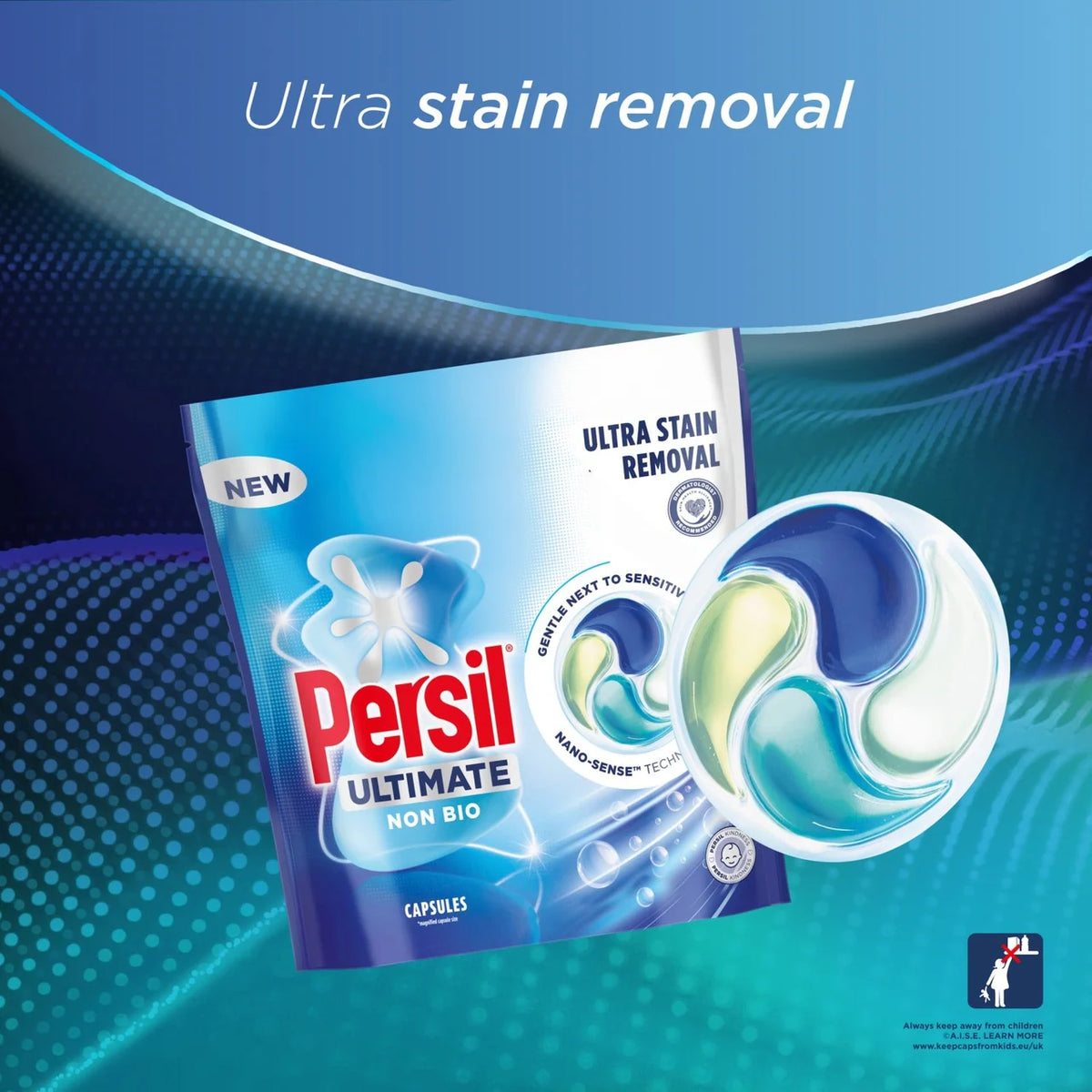 Persil Ultimate Non Bio Ultra Stain Removal Laundry Capsules 31 Washes