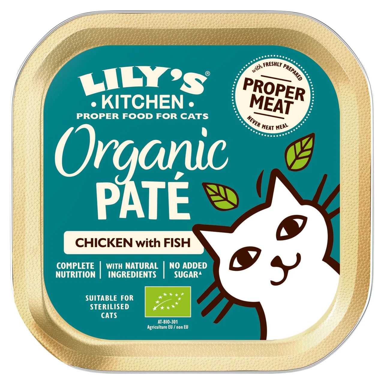 Lily's Kitchen Organic Chicken with Fish Dinner for Cats 85g