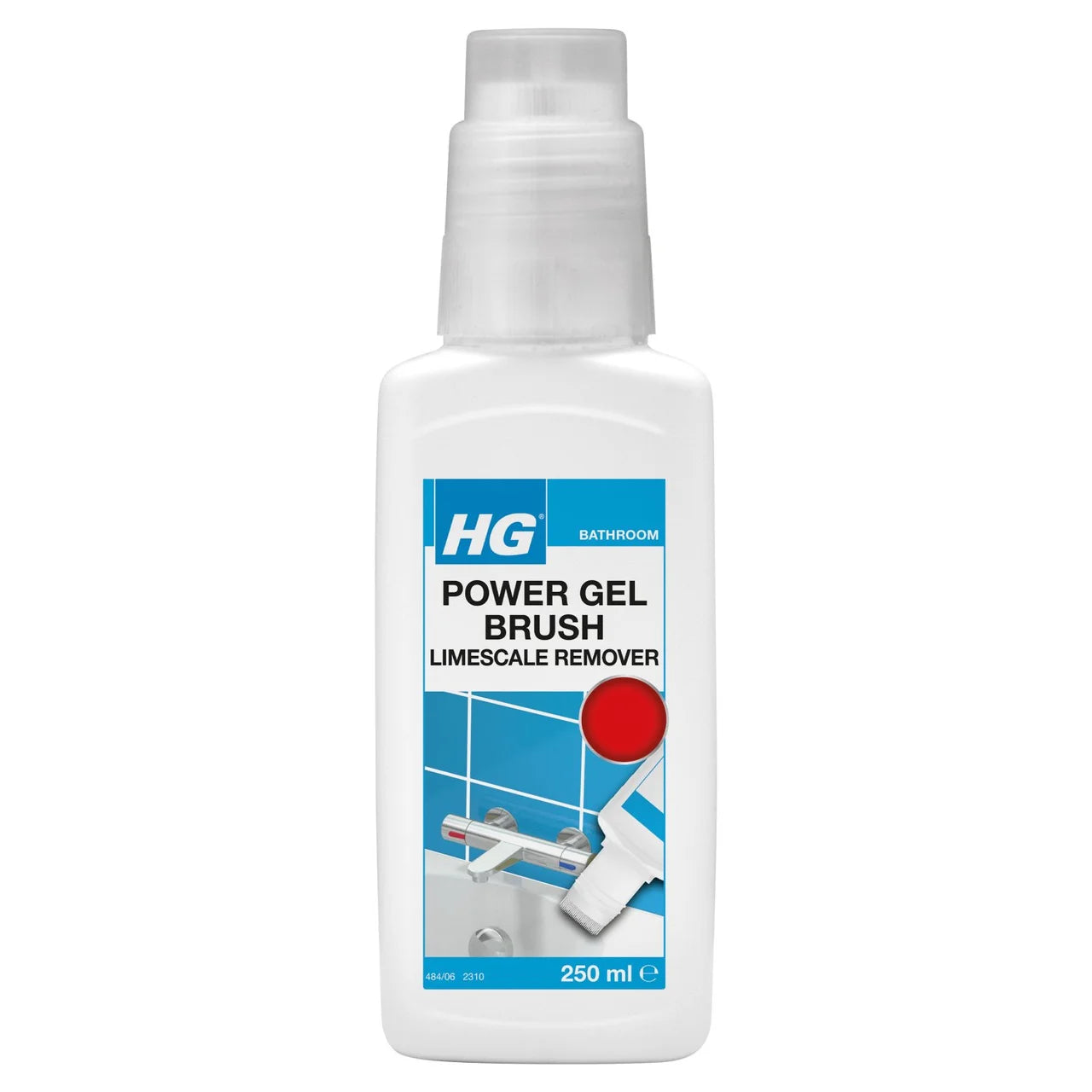 HG Power Gel Brush Limescale Remover 250ml
