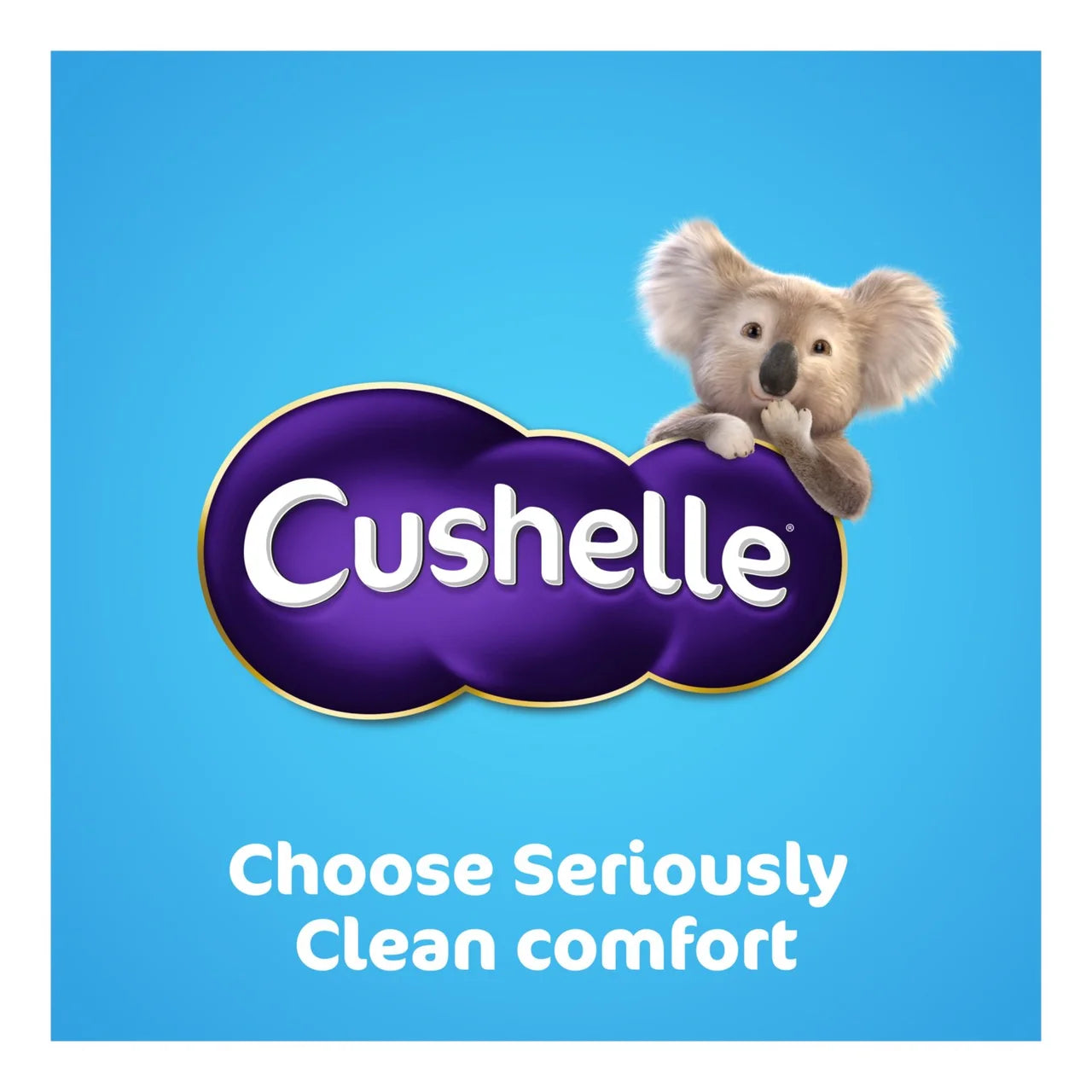 Cushelle Seriously Clean Toilet Roll, Standard Rolls 24 per pack