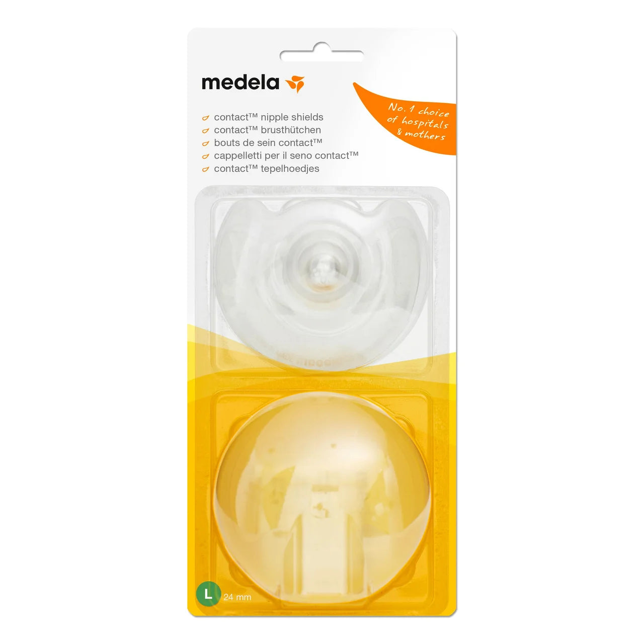 Medela Large Contact Nipple Shield with Case 2 per pack
