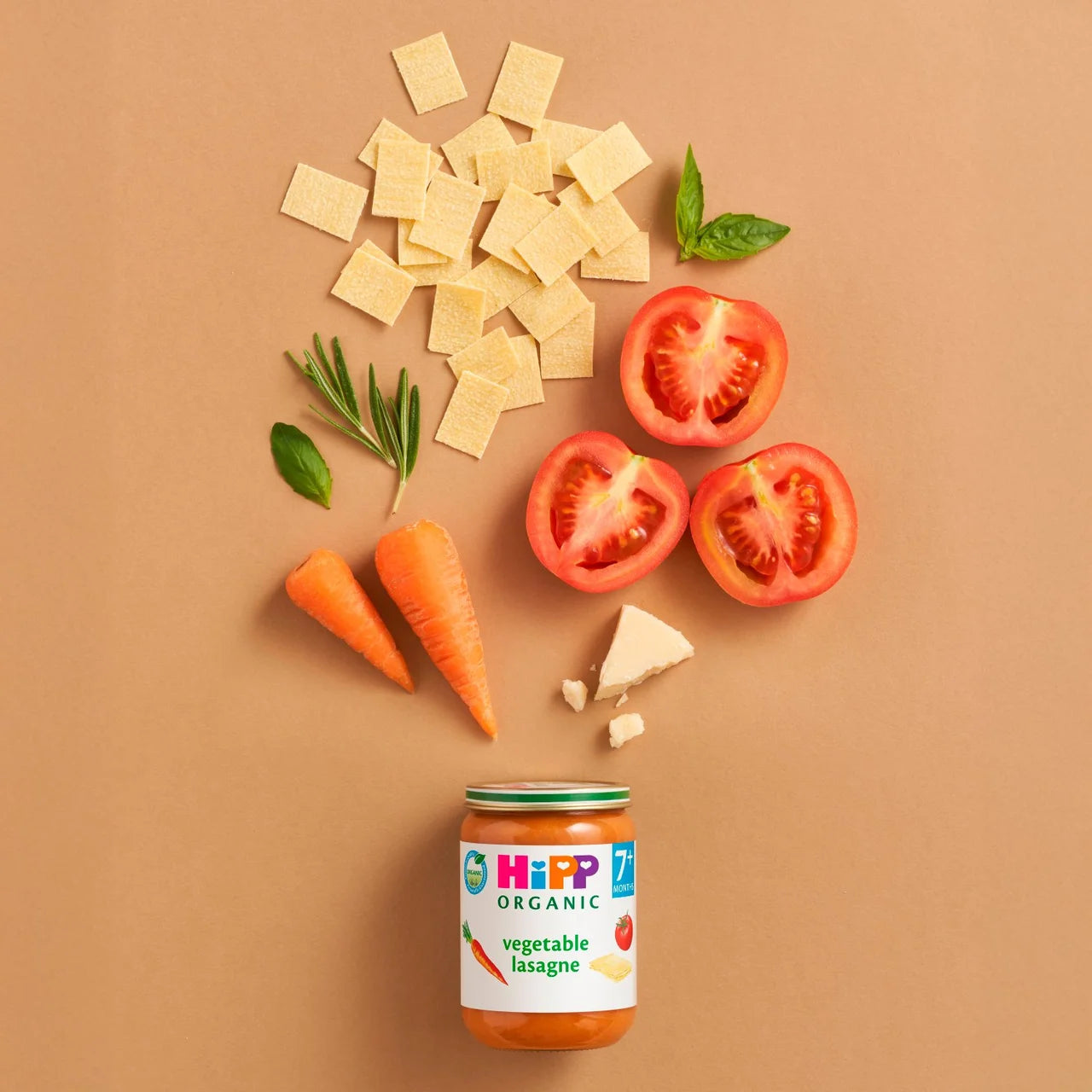 HiPP Organic Vegetable Lasagne Baby Food Jar 7+ Months 190g