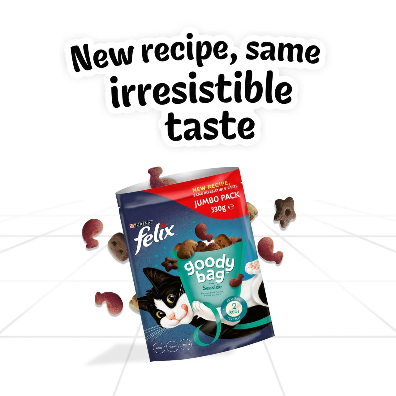 Felix Goody Bag Seaside Mix Cat Treats 330g