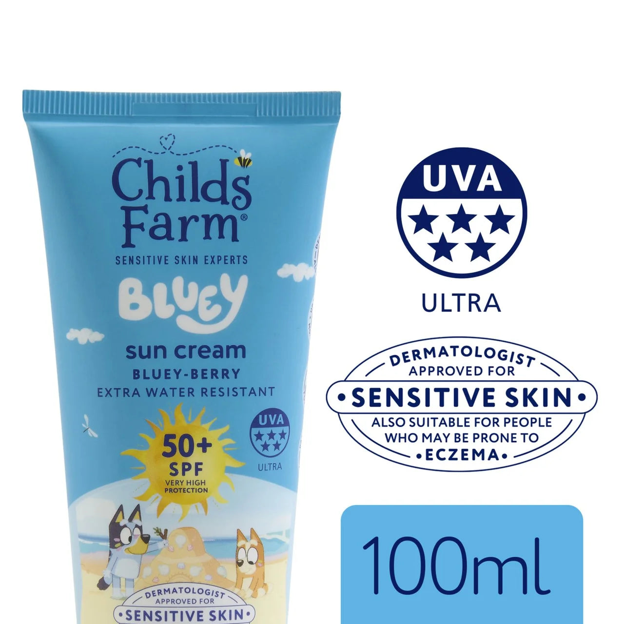 Childs Farm Bluey SPF50+ Sun Cream 100ml