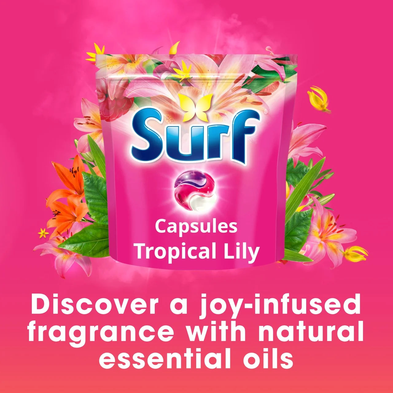 Surf Tropical Lily Washing Capsules 2 x 39 per pack
