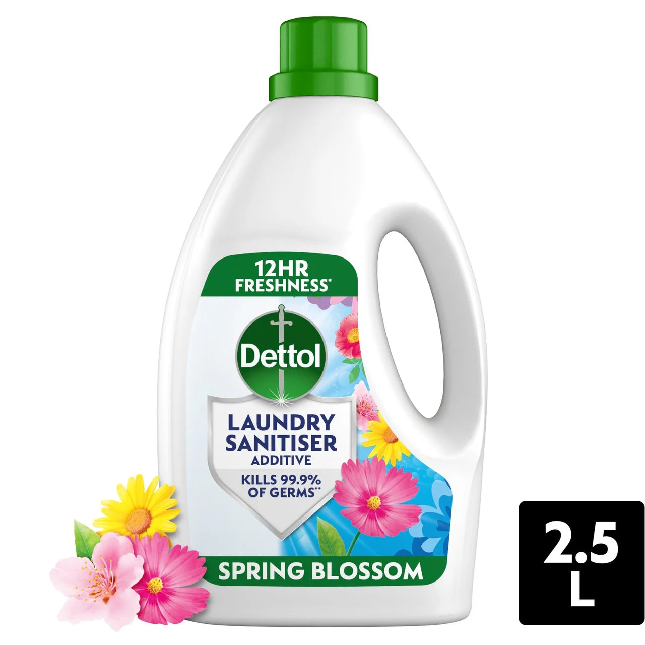 Dettol Laundry Sanitiser Antibacterial Spring Blossom 2.5L
